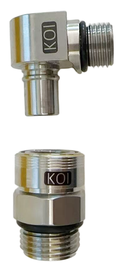 AMX LQD page reference — separated coupling components with visible KOI marking; supplier-listed illustration, original manufacturer identity requires confirmation.