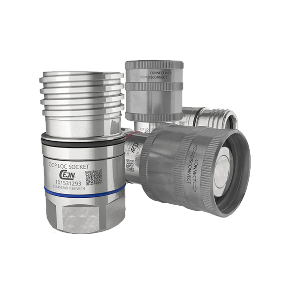 CEJN OCP LQC screw-to-connect quick couplings displayed on Wonpong's LQC product page; image shows a series grouping, not an exact order-code pair.