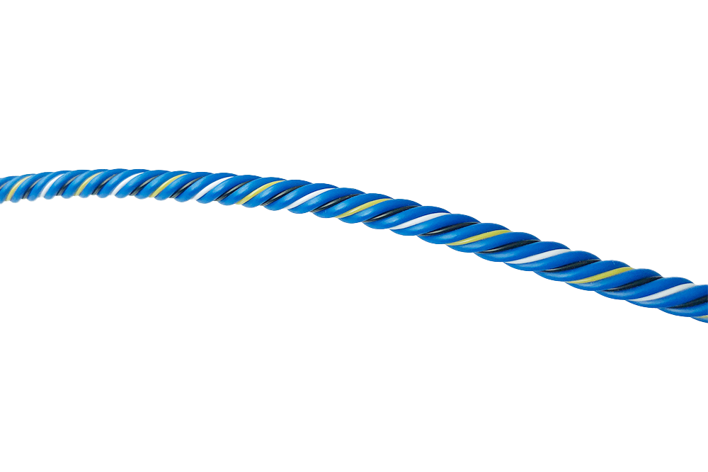 Xiangwei XW-ES2-10H1 helical sensing-cable detail.