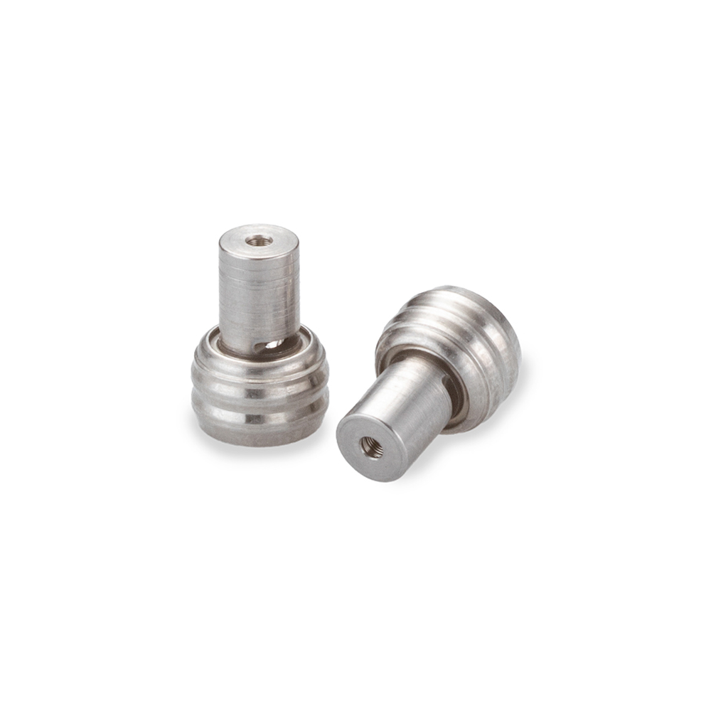 Lee 6 mm zero-leak press-in check valve; manufacturer product photograph.